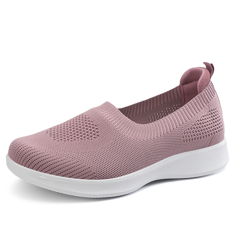 OrthoCare Women’s Breathable Slip-On Sneakers – Lightweight Comfort Walking Shoes