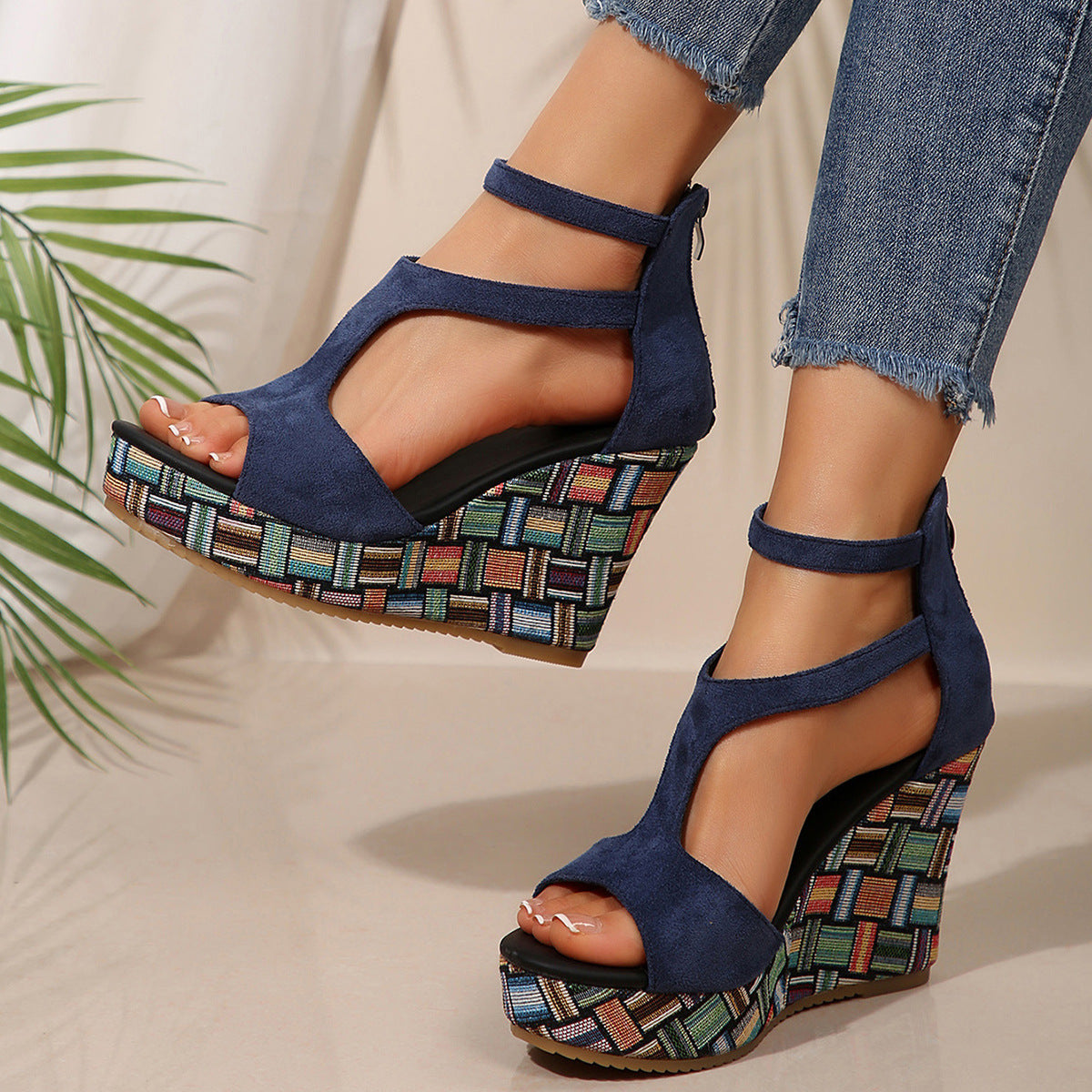 Lunelle | Women’s Orthopedic Boho Platform Wedge Sandals