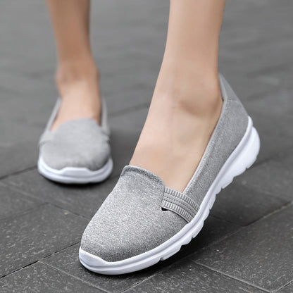 Orthopedic Lightweight Slip-On Shoes – Breathable Comfort Everyday Walking Flats