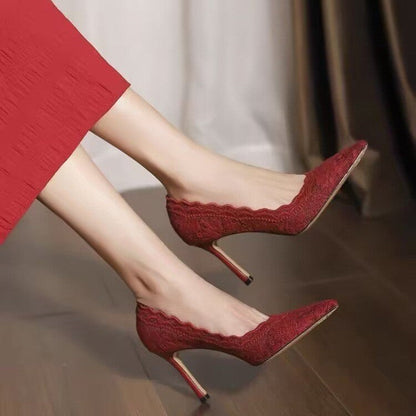 OrthoCare Lace Heels - Elegant Support