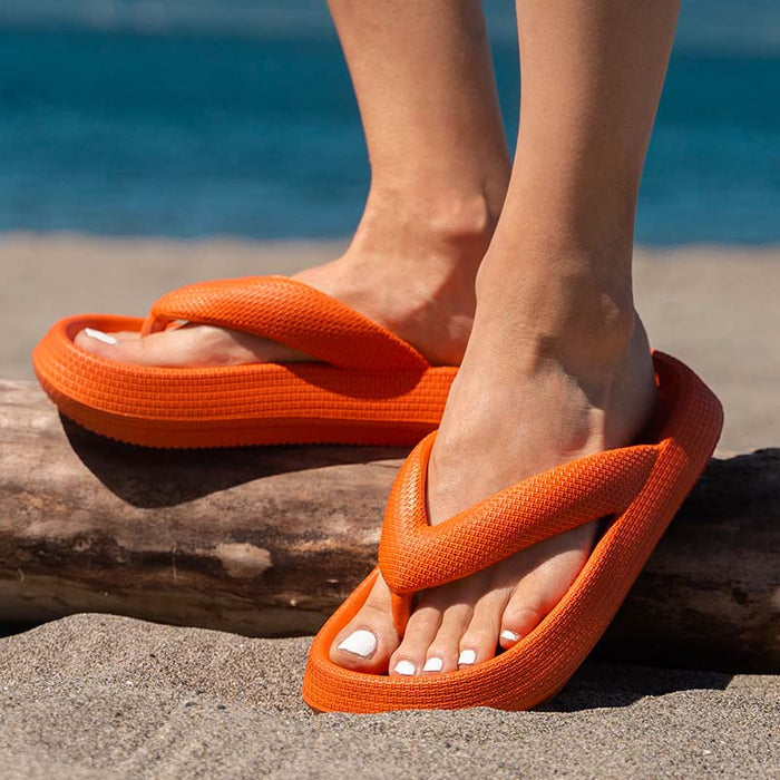 OrthoCare Unique Thick Beach Flip-Flops For Optimal Comfort