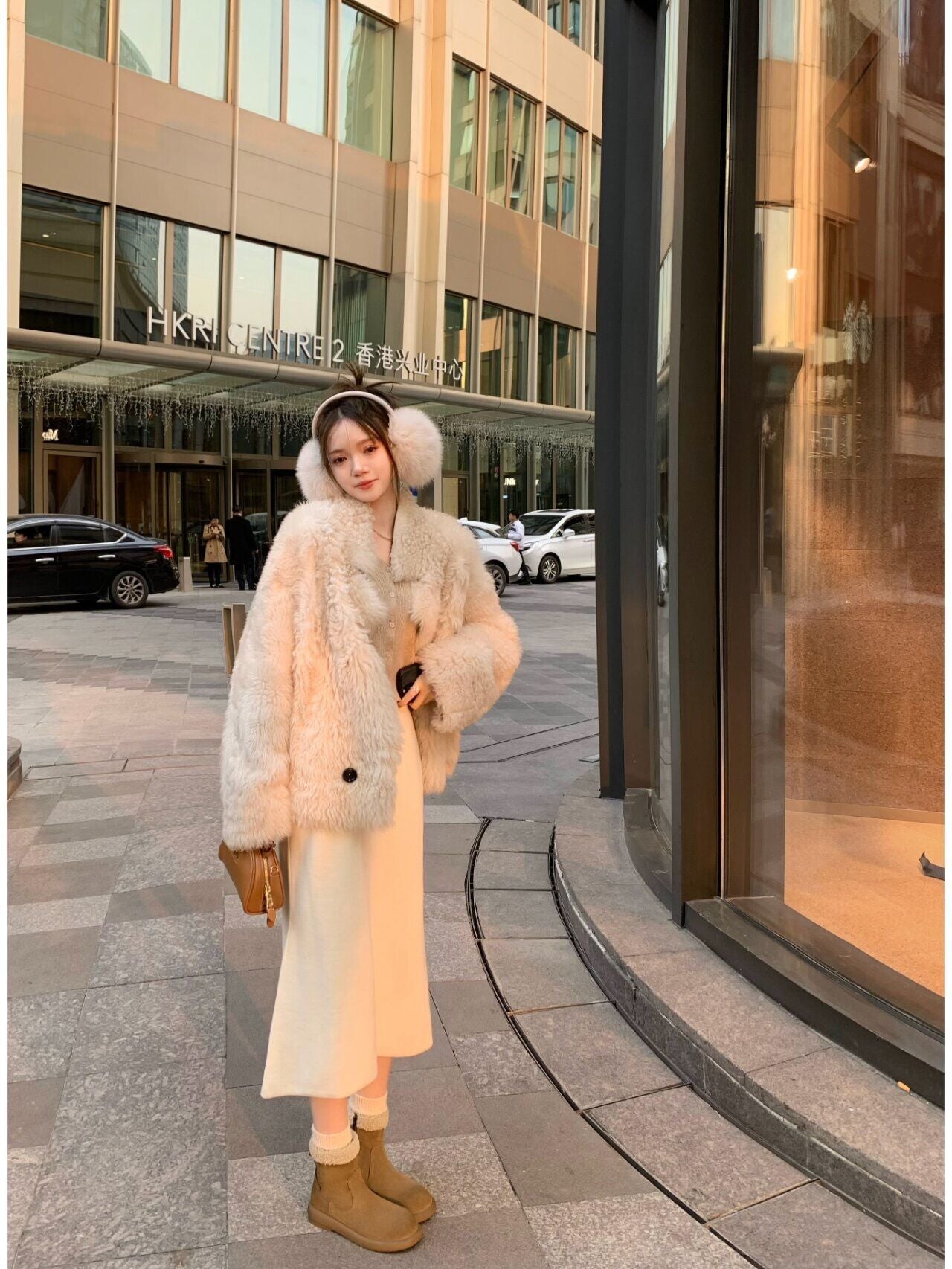 Lena | Orthopedic Fur-Cuff Suede Ankle Winter Boots