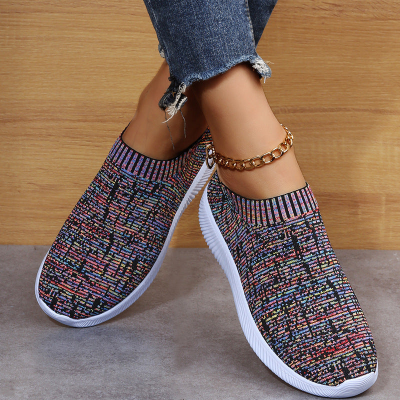 OrthoCare Stripe Knit Shoes: Unique And Comfortable For Everyone