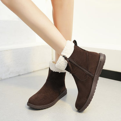 OrthoCare Women’s Retro Cotton-Padded Flat Boots