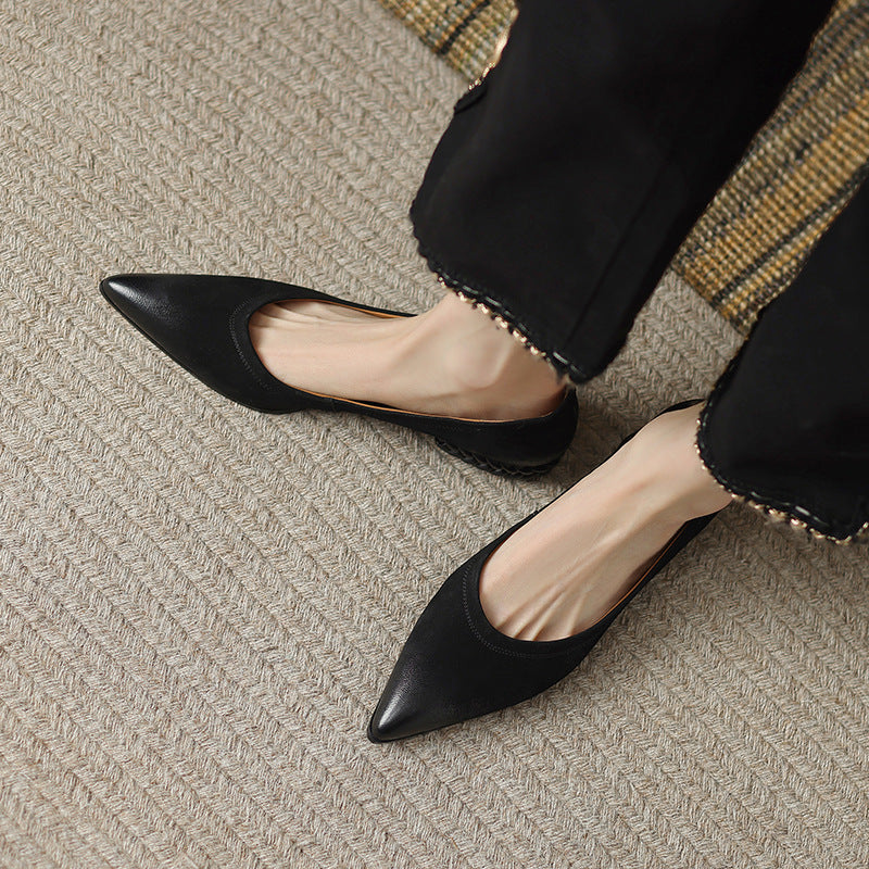 OrthoCare Pointed Toe Low-Cut Shoes - Comfort