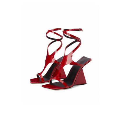 Verity | Women’s Orthopedic Lace-Up Geometric Wedge Heel Sandals