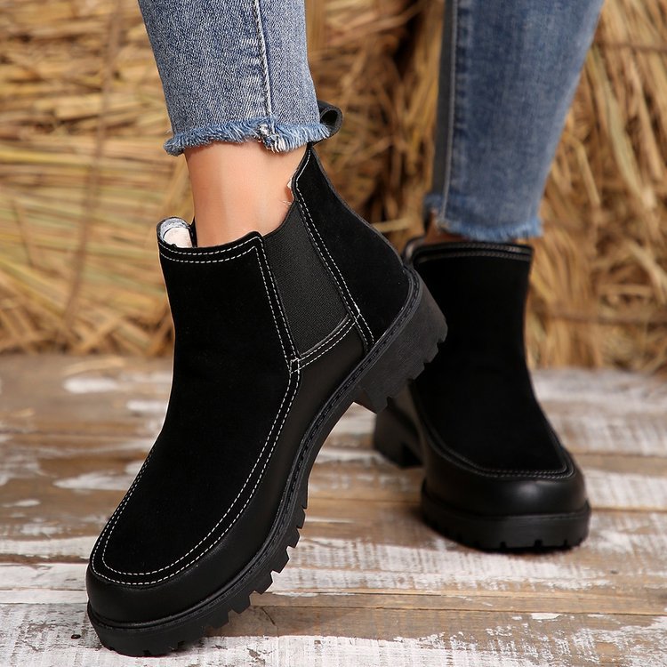 OrthoCare Platform Ankle Boots - Supportive Comfort