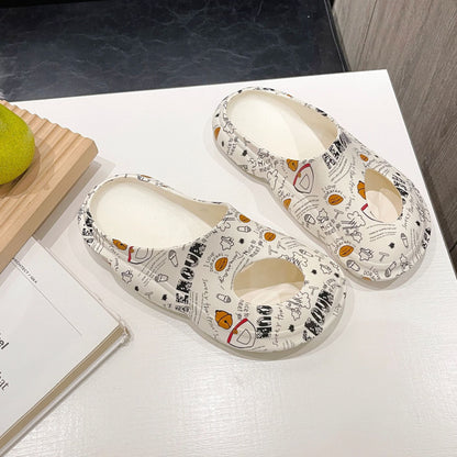 OrthoCare Cartoon Print Lightweight Garden Clogs