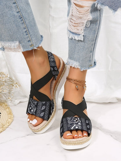 Olivette | Women’s Orthopedic Boho Platform Wedge Sandals