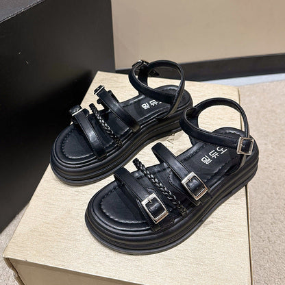 Selene | Women’s Orthopedic Triple Strap Platform Sandals
