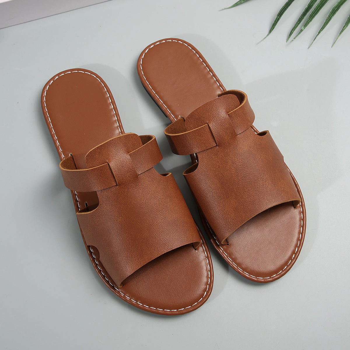 OrthoCare Plain Flat Slippers - Casual Elegance