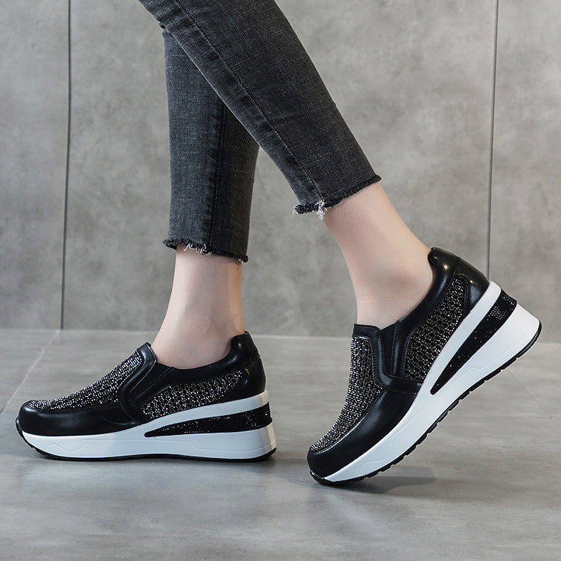 OrthoCare | Breathable Platform Slip-On Walking Shoes