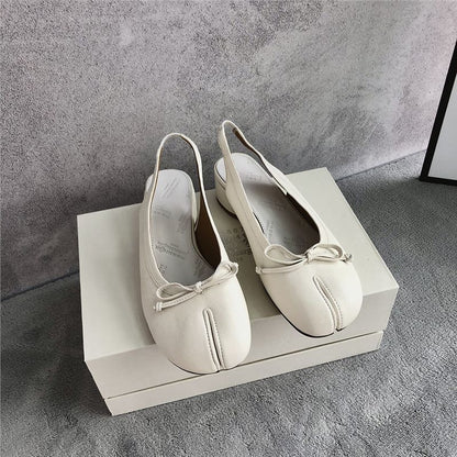 Wilhelmina | Women’s Orthopedic Bow Accent Slingback Flats