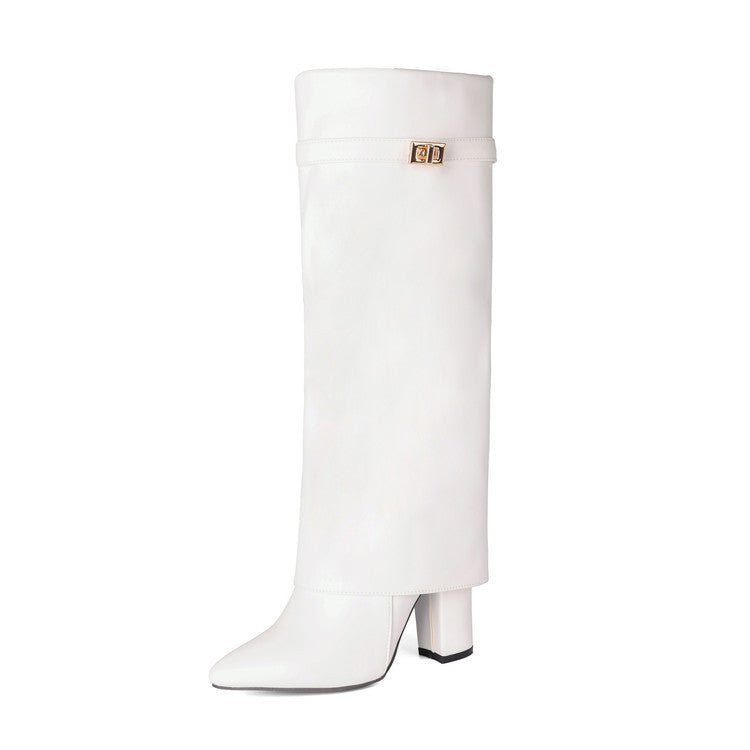 OrthoCare Mid-Calf Boots - Pointed Toe & Buckles