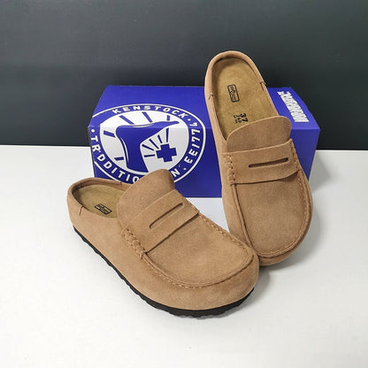 OrthoCare Mule Slippers - Retro Closed Toe Comfort
