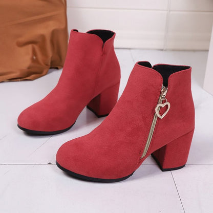 OrthoCare Boots - Plus Size Side Zipper Comfort