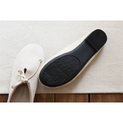 OrthoCare Retro Velvet Loafer - Flat Half Slipper