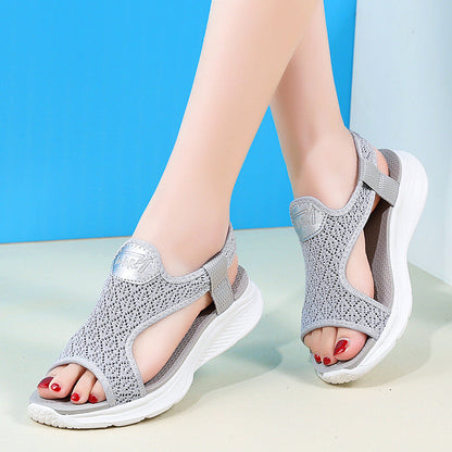 Uliana | Women’s Orthopedic Rhinestone Mesh Comfort Sandals