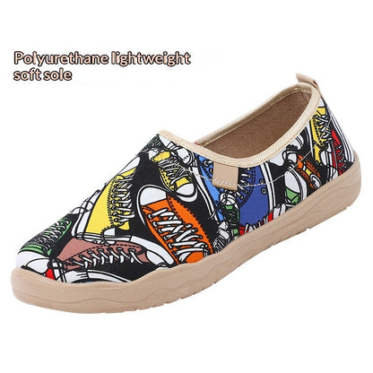 Elaria | Women’s Orthopedic Printed Slip-On Casual Shoes
