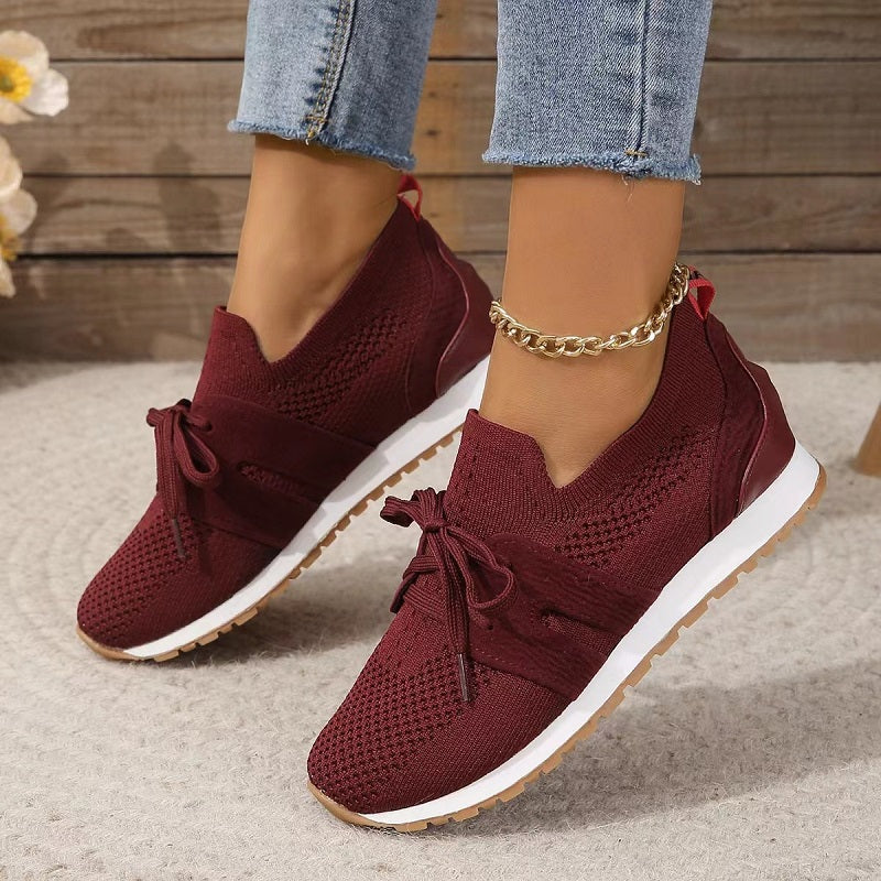 Clara | Orthopedic Knit Slip-On Sneakers – Lightweight Comfort Walkers