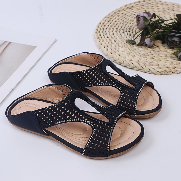 Brynna | Women’s Orthopedic Cutout Comfort Block Heel Sandals