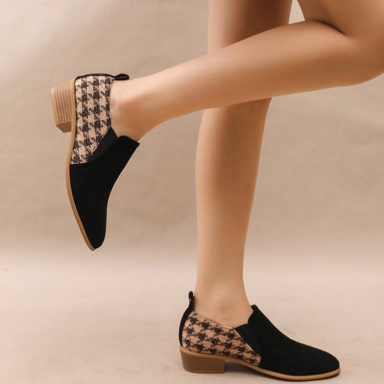 OrthoCare Retro Slip-On Shoes In Block Color