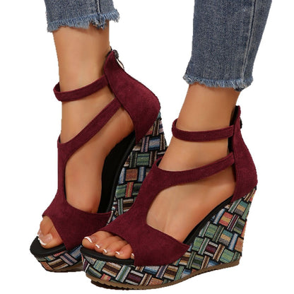 Lunelle | Women’s Orthopedic Boho Platform Wedge Sandals