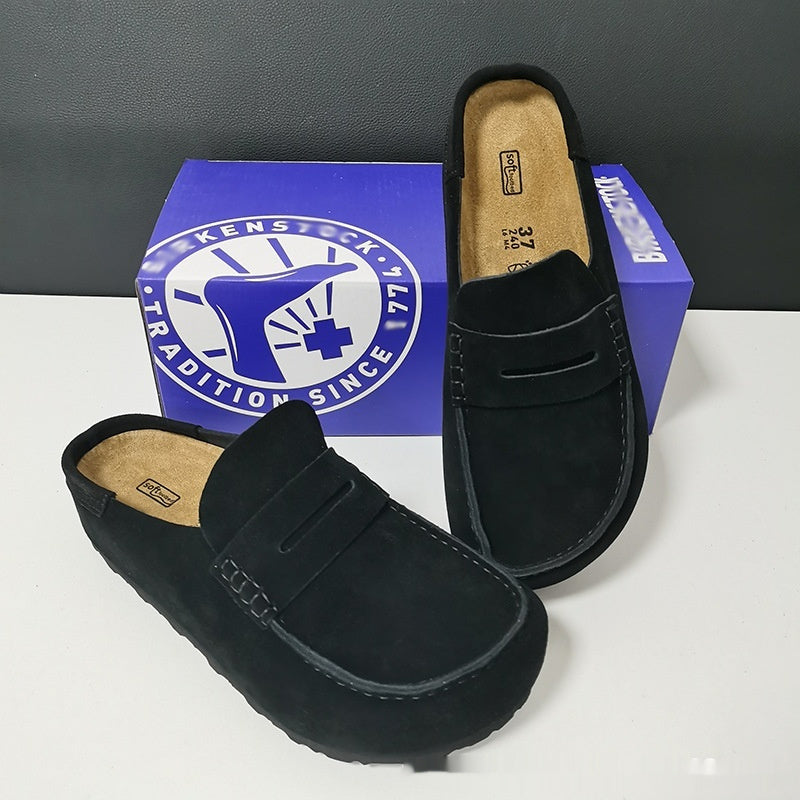 OrthoCare Mule Slippers - Retro Closed Toe Comfort