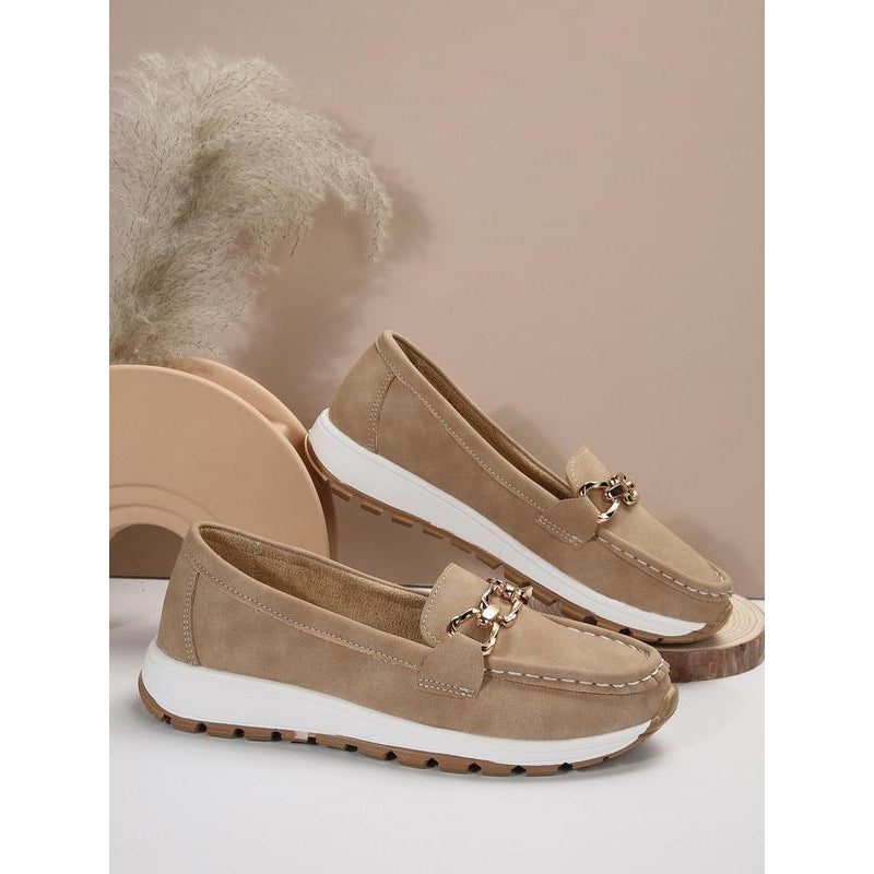 Orthopedic Chain Loafers – Cushioned Slip-On Comfort Walking Shoes