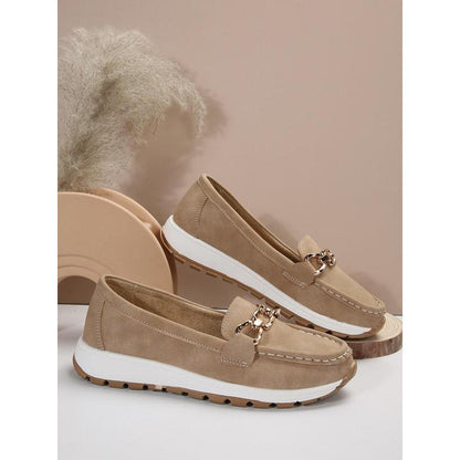 Orthopedic Chain Loafers – Cushioned Slip-On Comfort Walking Shoes