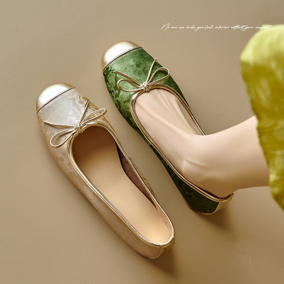 OrthoCare Elegant Comfort Ballet Flats – Lightweight Slip-On Everyday Shoes