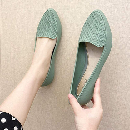 Pascale | Women’s Orthopedic Woven Pointed Toe Ballet Flats