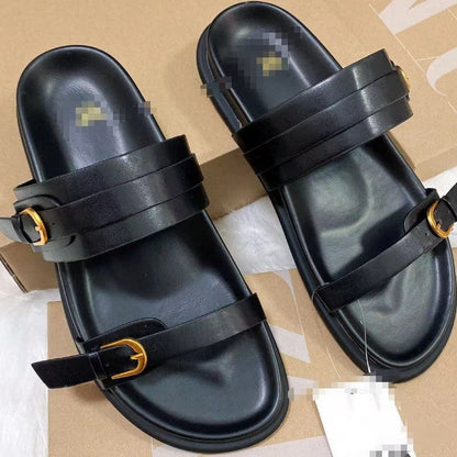 Dove | Women’s Orthopedic Double Buckle Slide Sandals
