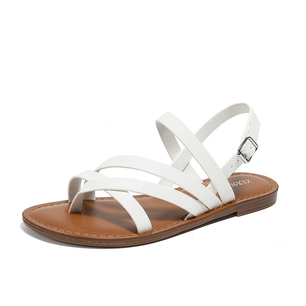 Ravelle | Women’s Orthopedic Multi-Strap Flat Sandals
