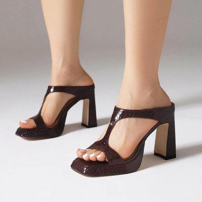 OrthoCare Chunky-Heel Platform Sandals For A Unique Style