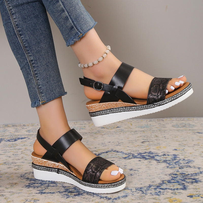Tahlia | Women’s Orthopedic Espadrille Wedge Comfort Sandals