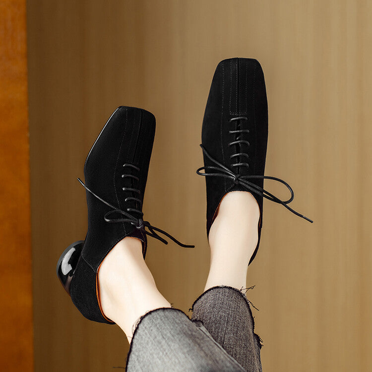 OrthoCare Chunky Sheepskin Pumps - Retro Style