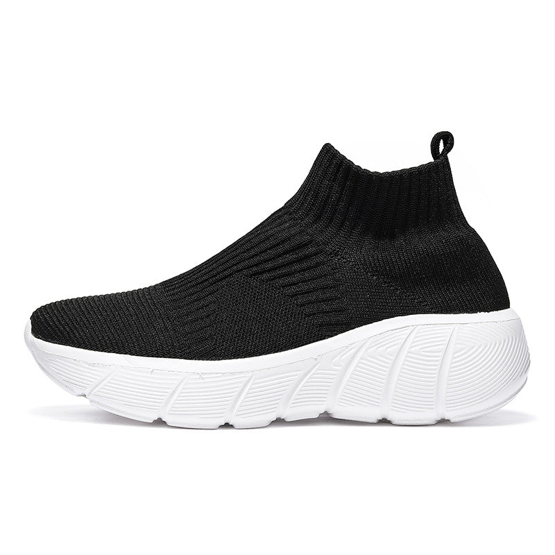 Orthopedic Slip-On Sneakers – Breathable Knit Casual Walking Shoes
