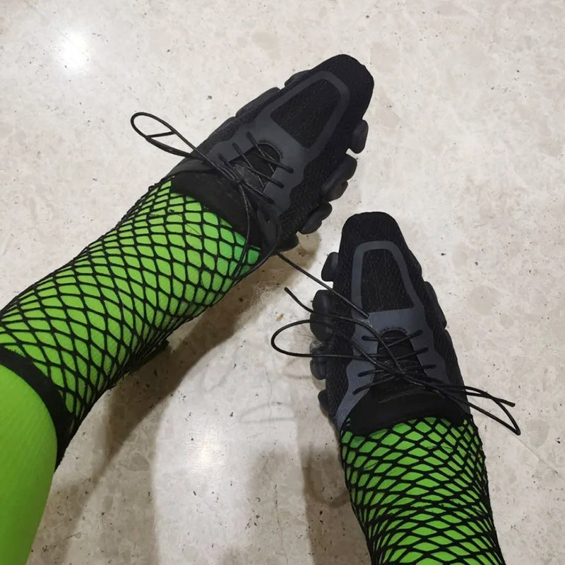 Yolene | Women’s Orthopedic Mesh Lace-Up Mule Heels