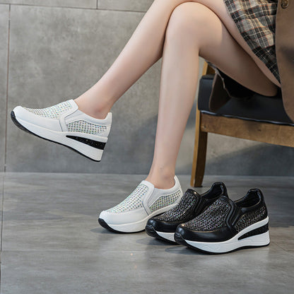 OrthoCare | Breathable Platform Slip-On Walking Shoes