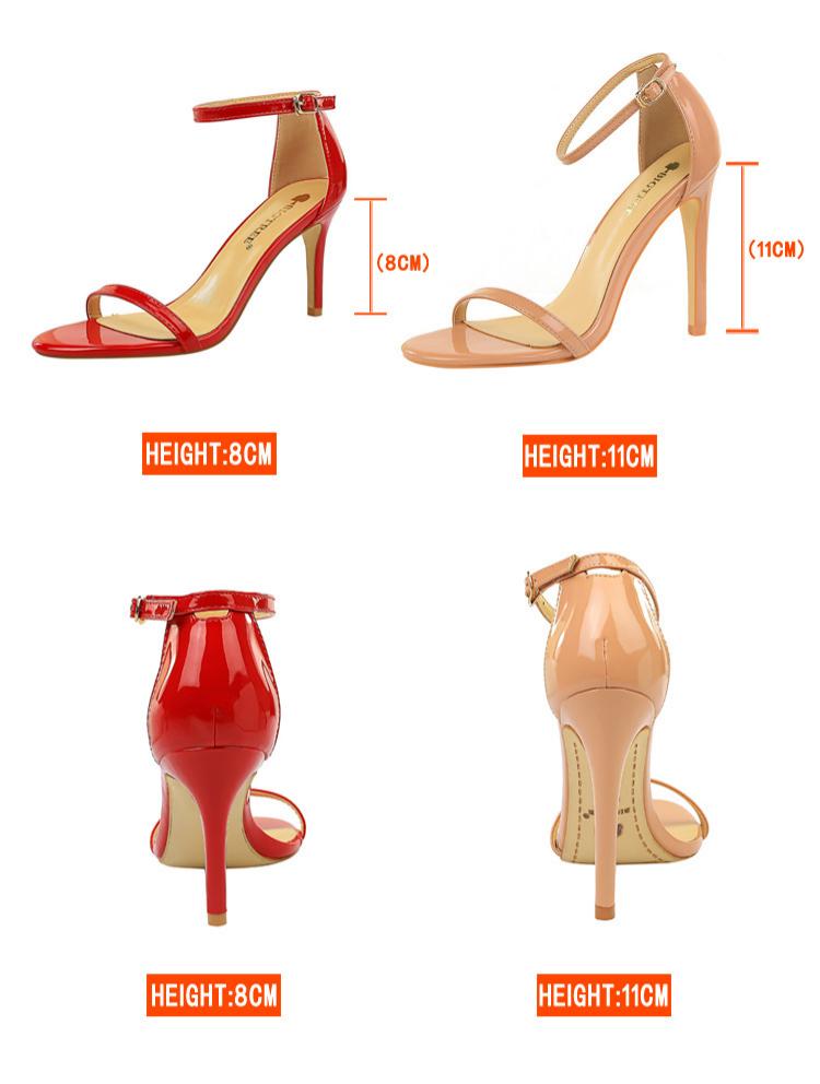 Ayana | Women’s Orthopedic Transparent Strap Stiletto Heel Sandals