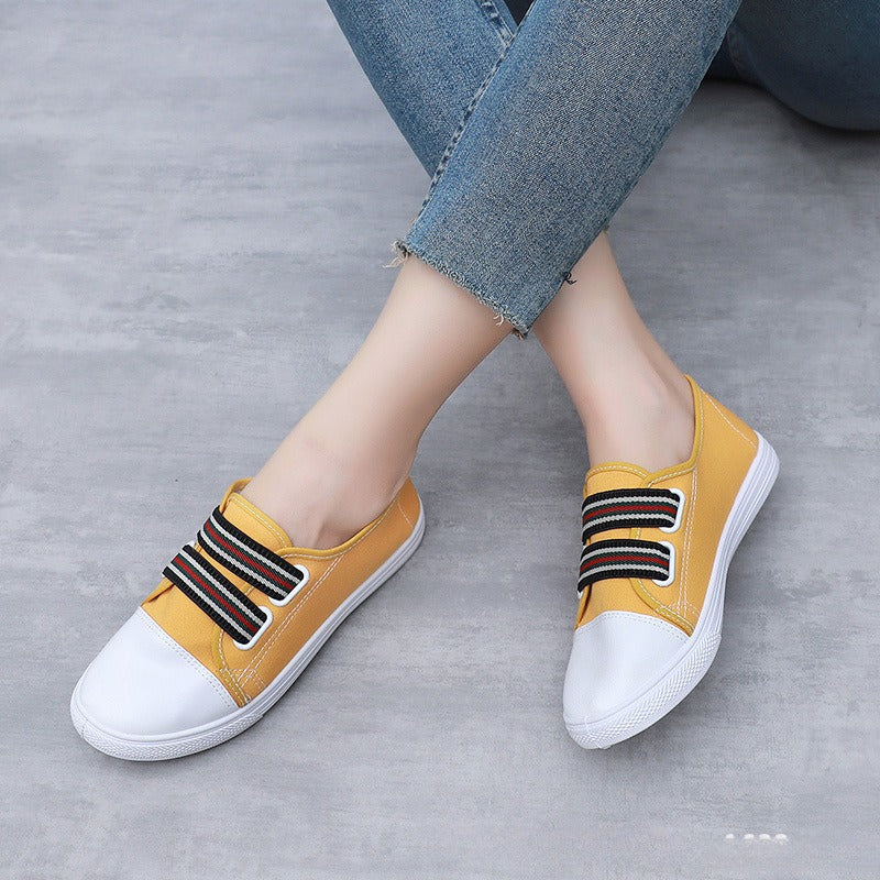 OrthoCare Casual Canvas Slip-On Sneakers – Lightweight Everyday Comfort Shoes