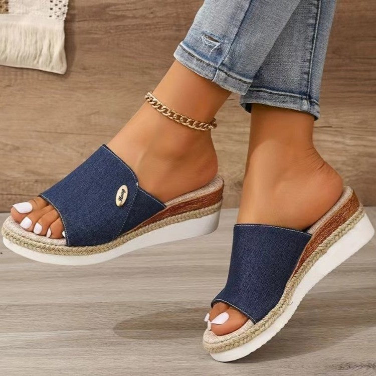OrthoCare Platform Comfort Slide Sandals