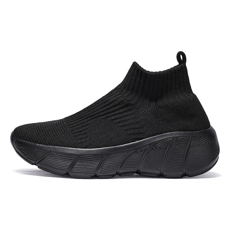 Orthopedic Slip-On Sneakers – Breathable Knit Casual Walking Shoes