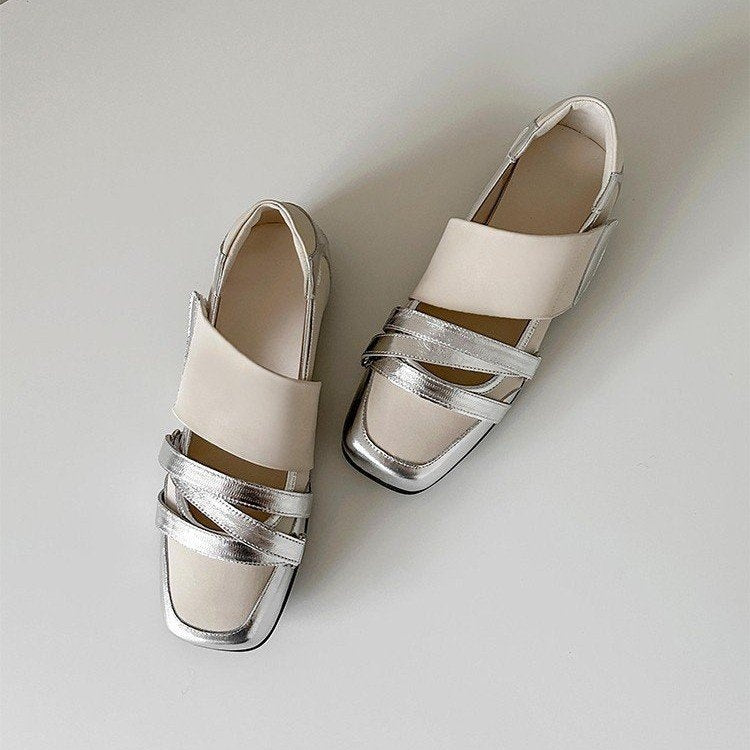 Baylisse | Women’s Orthopedic Retro Buckle Loafer Flats