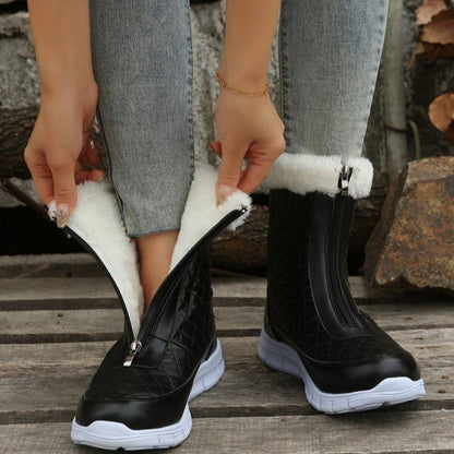 OrthoCare Winter Boots - Warm Front Zipper Design