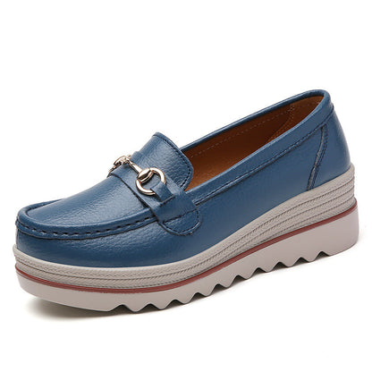 OrthoCare Leather Slip-On Shoes - Oversized Comfort