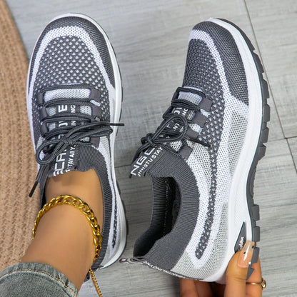Gwenora | Women’s Orthopedic Breathable Knit Walking Sneakers