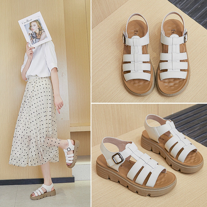 Tessara | Women’s Orthopedic Colorblock Platform Gladiator Sandals