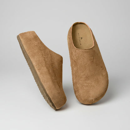OrthoCare Cozy Suede Slip-On Clogs – Lightweight Comfort Indoor & Outdoor Shoes